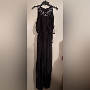NWT Nine West Black Jumpsuit Size 8